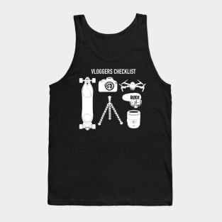 Vloggers Checklist Tank Top